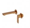 Lavita Bateria umywalkowa podtynkowa Spark Brushed Copper 5900378341260